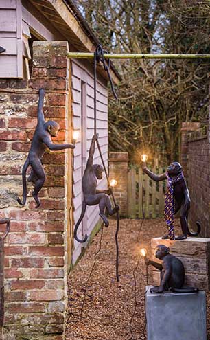 Outdoor Monkey Lights, from £190, Graham & Green 
