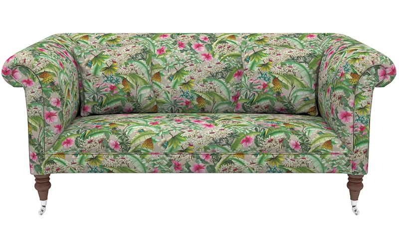 Brighton midi sofa in Manuel Canovas Ibiza tropical fabric, £2,712, Sofas & Stuff