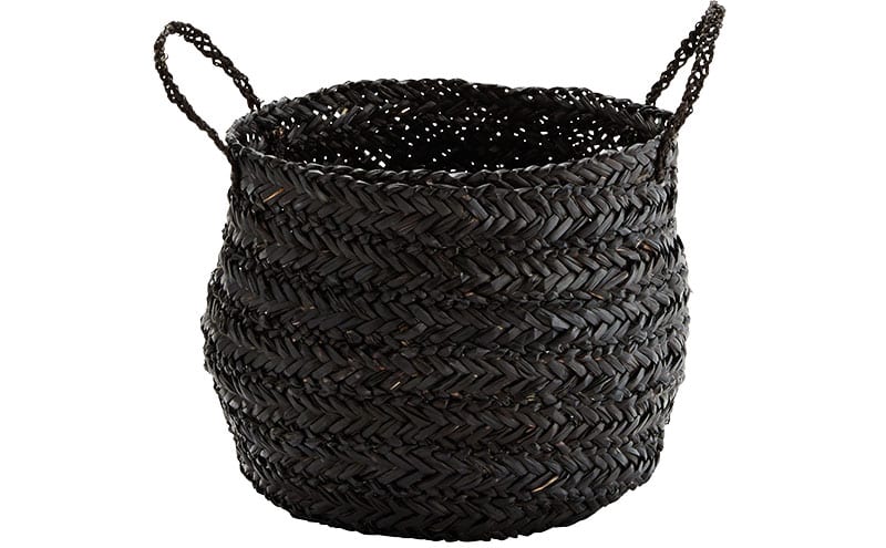 Seagrass Basket in Black, £38, Mink Interiors 