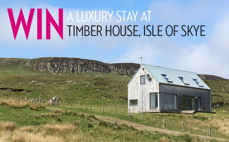 Win a luxury stay at Timber House, Isle of Skye