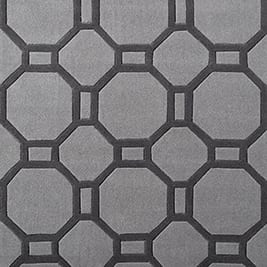 Hong Kong grey rug, from £67.99, Modern Rugs