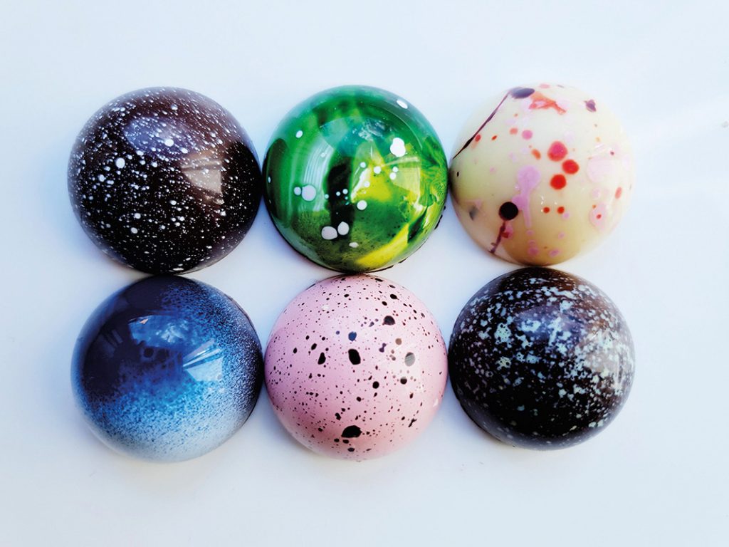 Colourful chocolate