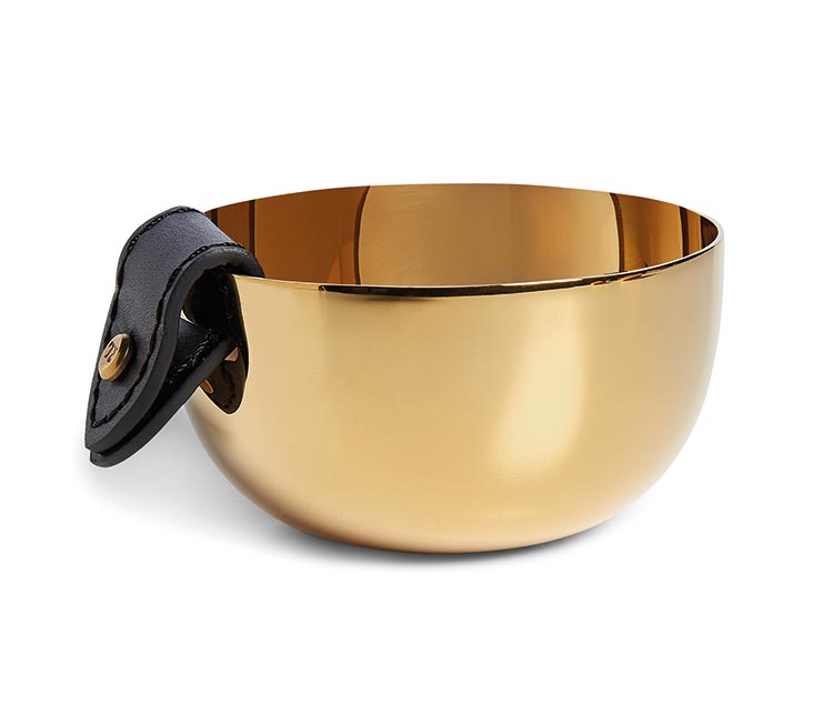 Wyatt golden nut bowl, £45, Ralph Lauren Home