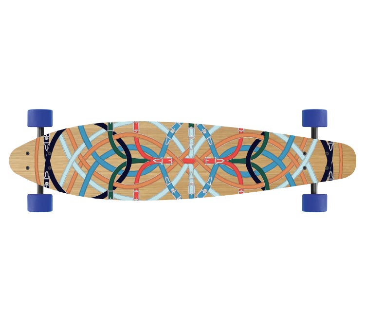Cavalcadour print skateboard, £2,170, Hermès