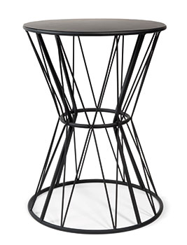 Black Metal End Table by Grafik, £35.99, Maisons du Monde