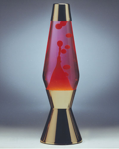 A 1960s Astro Lava Lamp – Mathmos sells a huge range of spare parts so old lamps can always be restored and refurbished