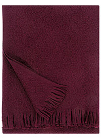 Corona Uni wool blanket in bordeaux, £106, Lapuan Kankurit