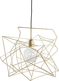 Brass wire shade, from £65, Room 356