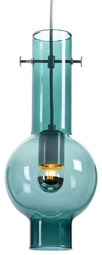 Novecento pendant light in blue, approx £85, Nedgis