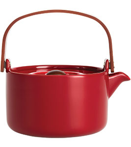 Marimekko red teapot, £75, Cloudberry Living 