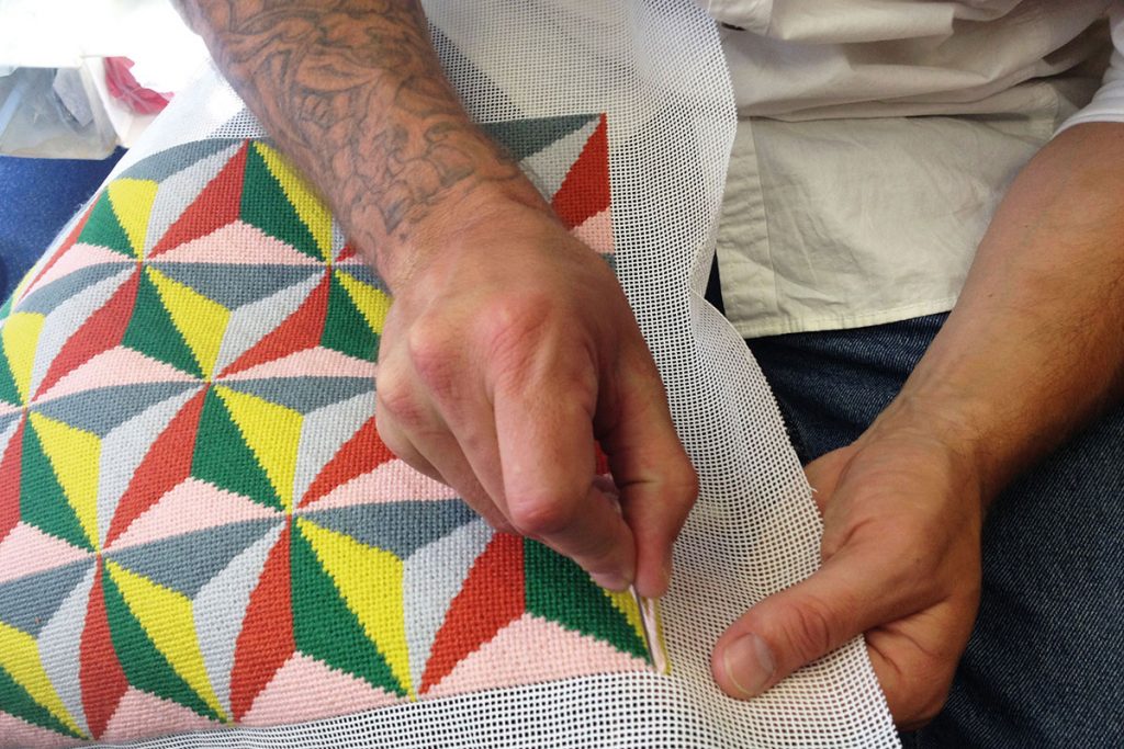 Stitching-a-pattern