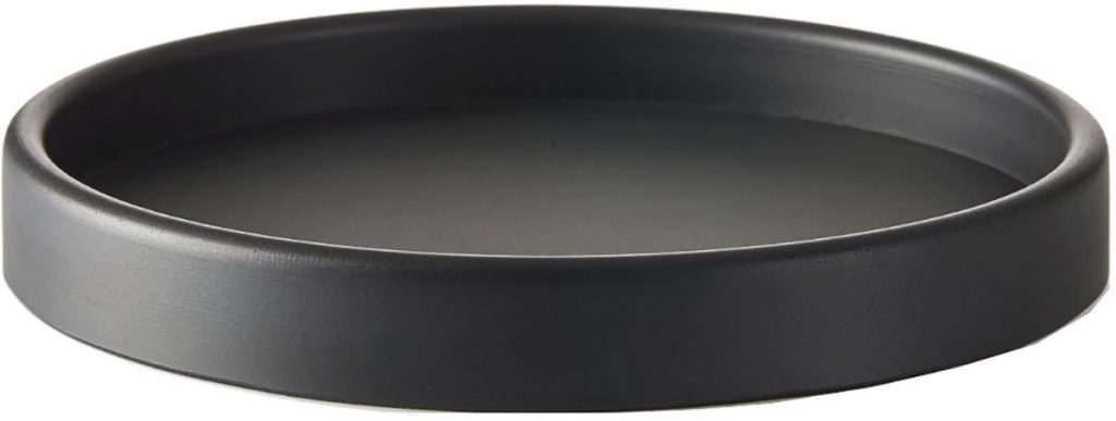 Large-round-tray-in-black-rubber-by-SEJ-Design-White-Black-Grey