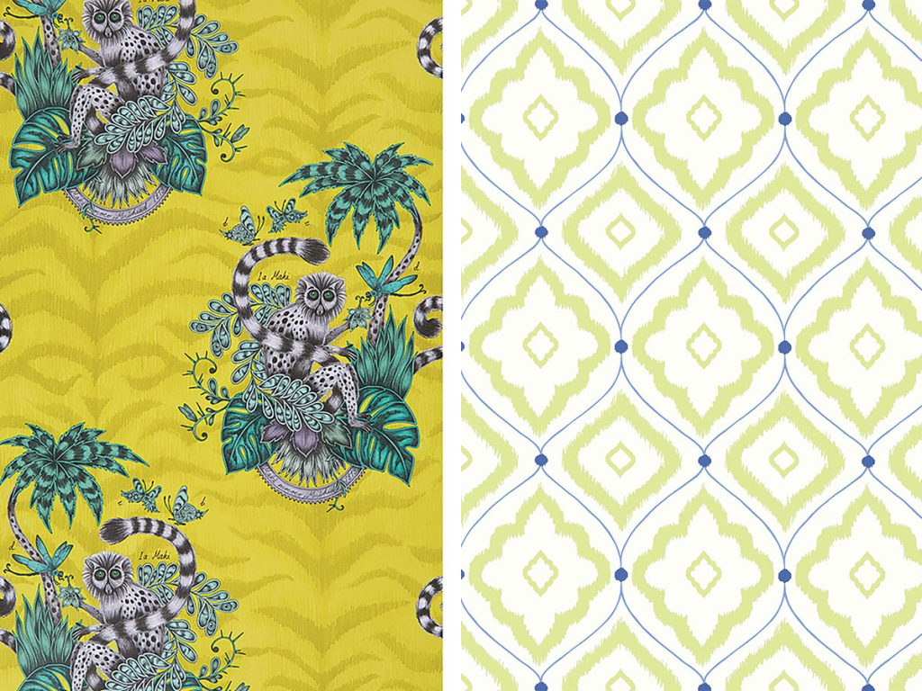 two-lime-wallpapers-from-Clarke-and-Clarke-Thibaut