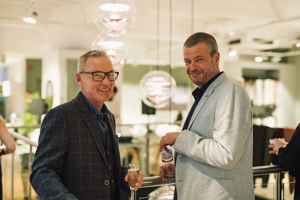 two-revellers-at-the-boconcept-relaunch