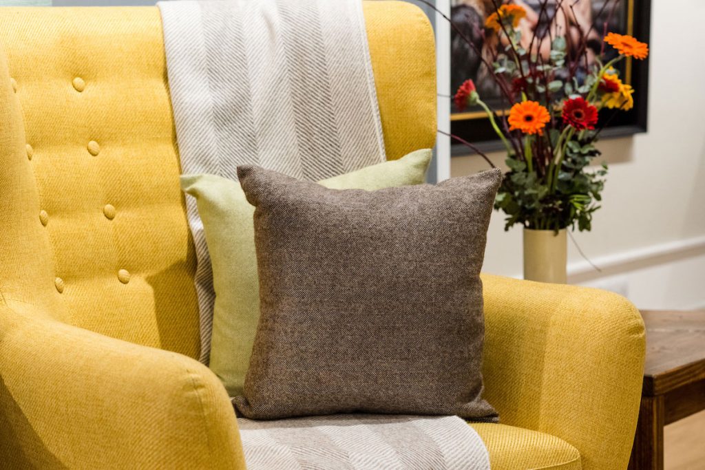 yellow-tweed-sofa-and-tweed-cushions