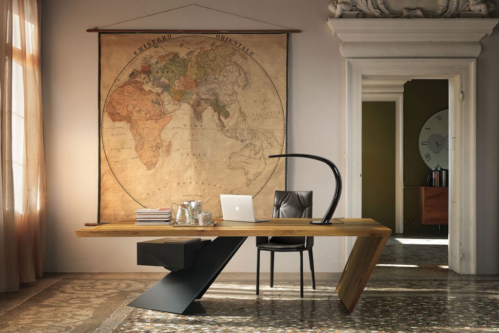home-office-with-world-map-on-the-wall