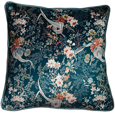 Arley-House-x-V&A-'Floral-Abundance'-Floris-in-Aquamarine-cushion-£75
