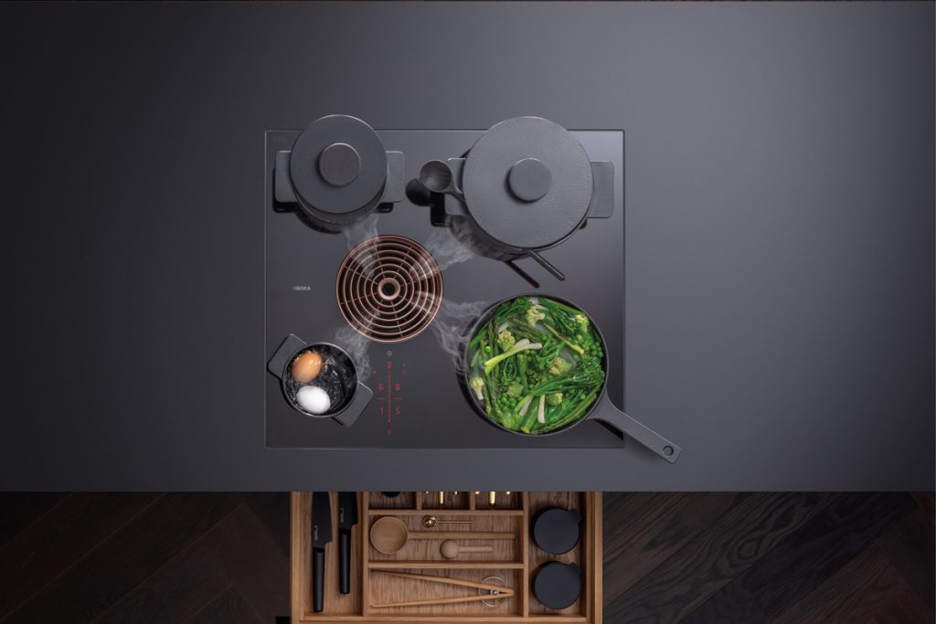 S Pure cooktop with integrated extractor, from £1,700, BORA